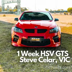 1 WEEK RED HSV GTS Winner