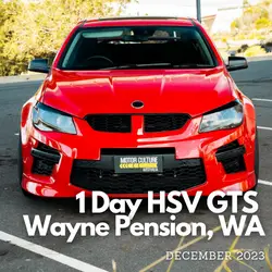 1 DAY HSV GTS Winner