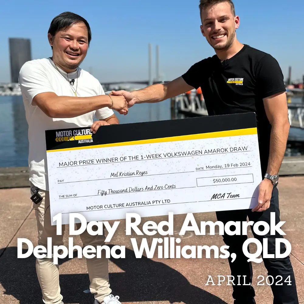 1 Day Red Amarok Winner LARGE